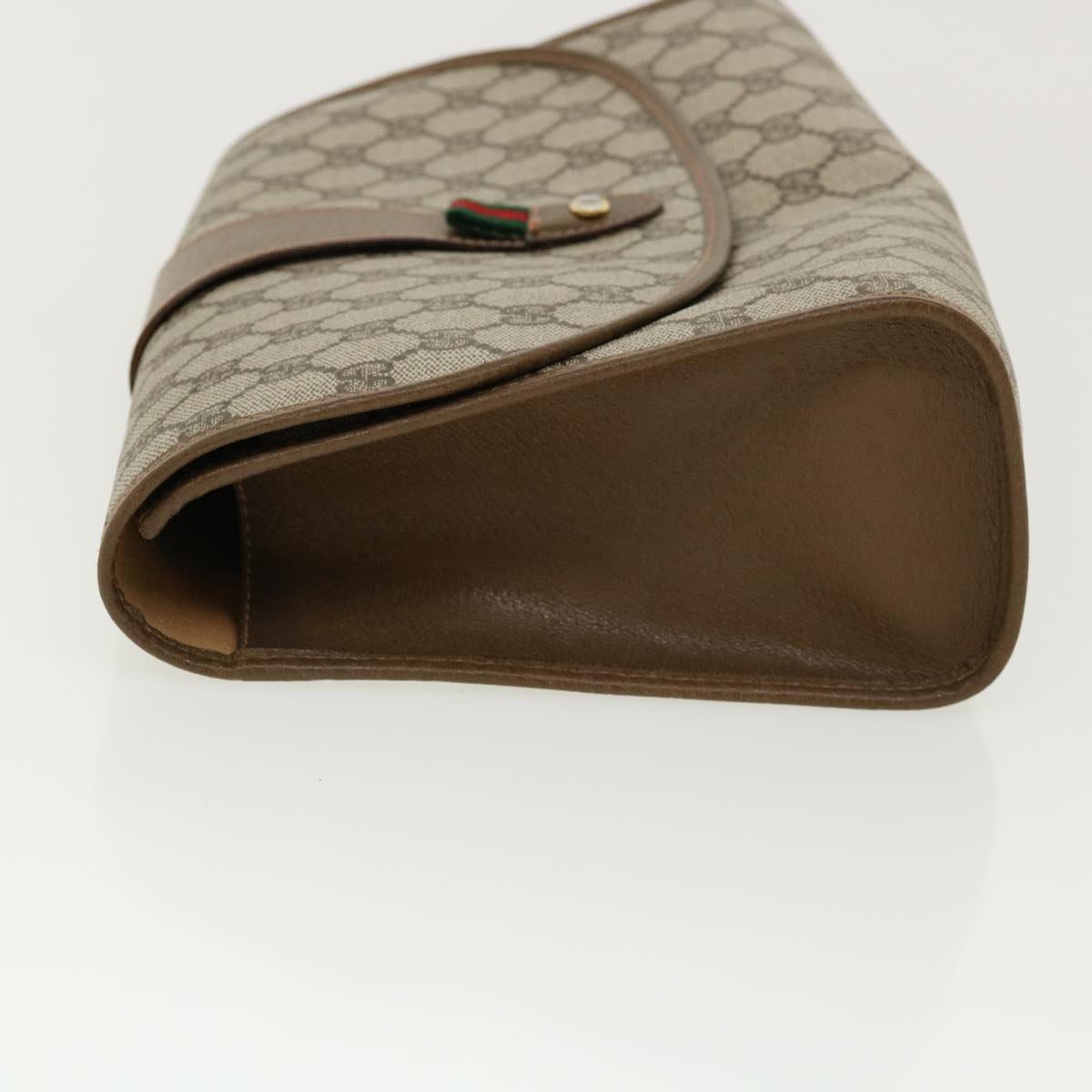 GUCCI GG Canvas Clutch Bag Beige ki2173