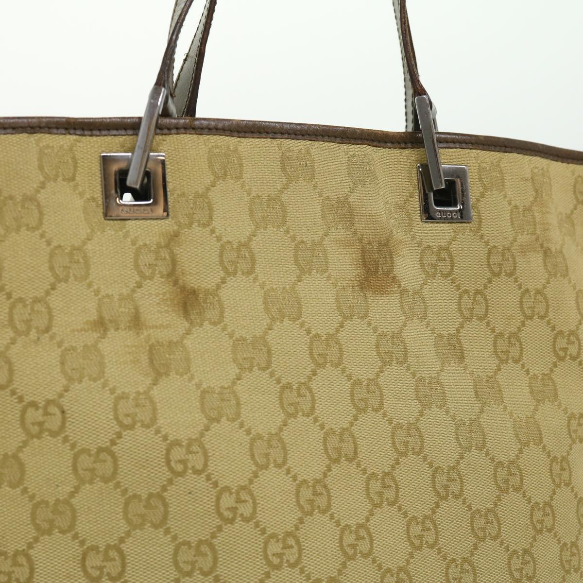 GUCCI GG Canvas Tote Bag Beige 312433444 ki2268