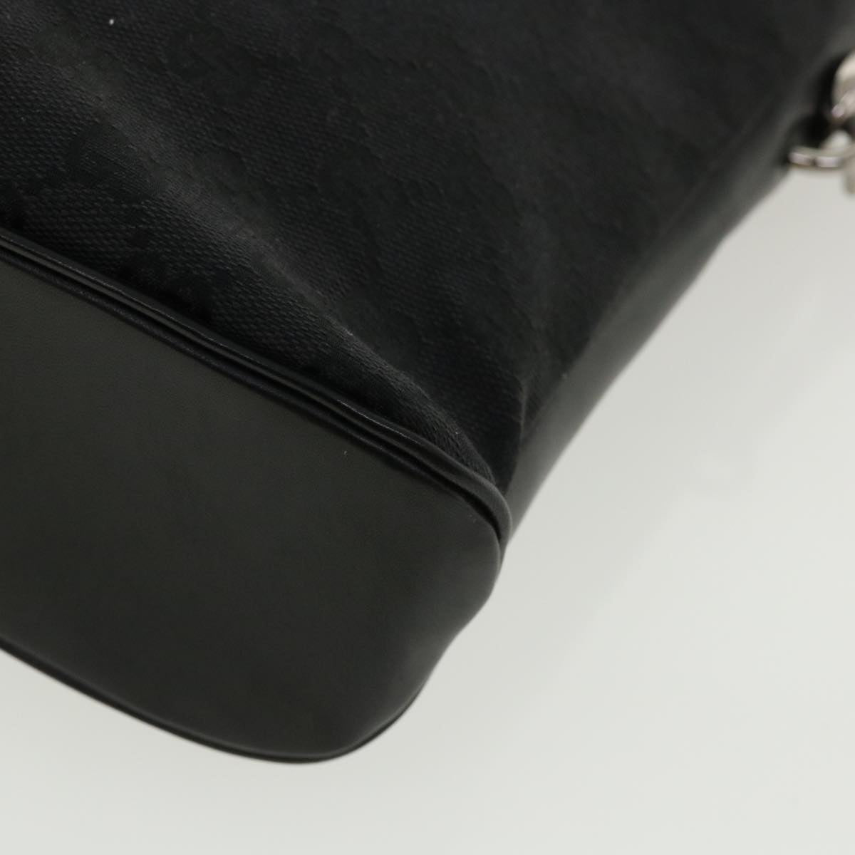 GUCCI GG Canvas Shoulder Bag Black 1090972128 ki2297