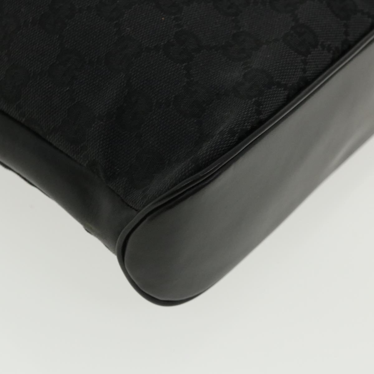 GUCCI GG Canvas Shoulder Bag Black 1090972128 ki2297