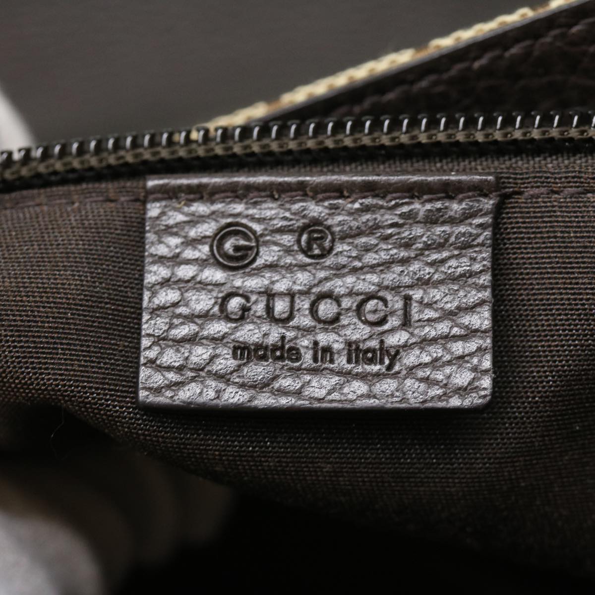GUCCI GG Canvas Shoulder Bag Brown 449172493075 ki2329