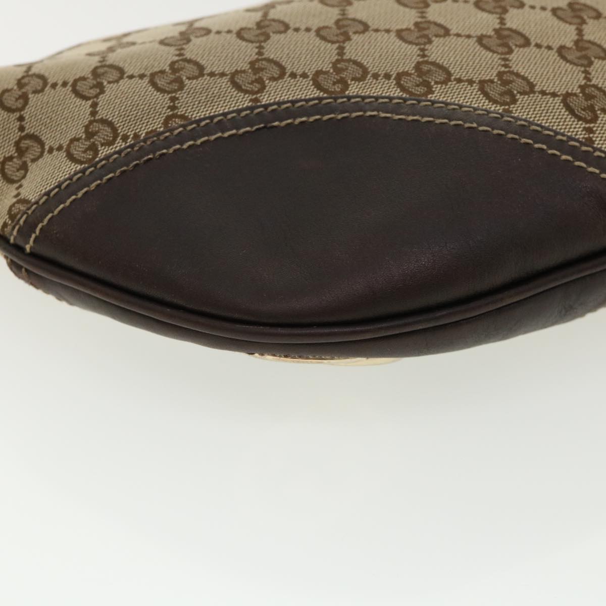 GUCCI GG Canvas Shoulder Bag Beige ki2368