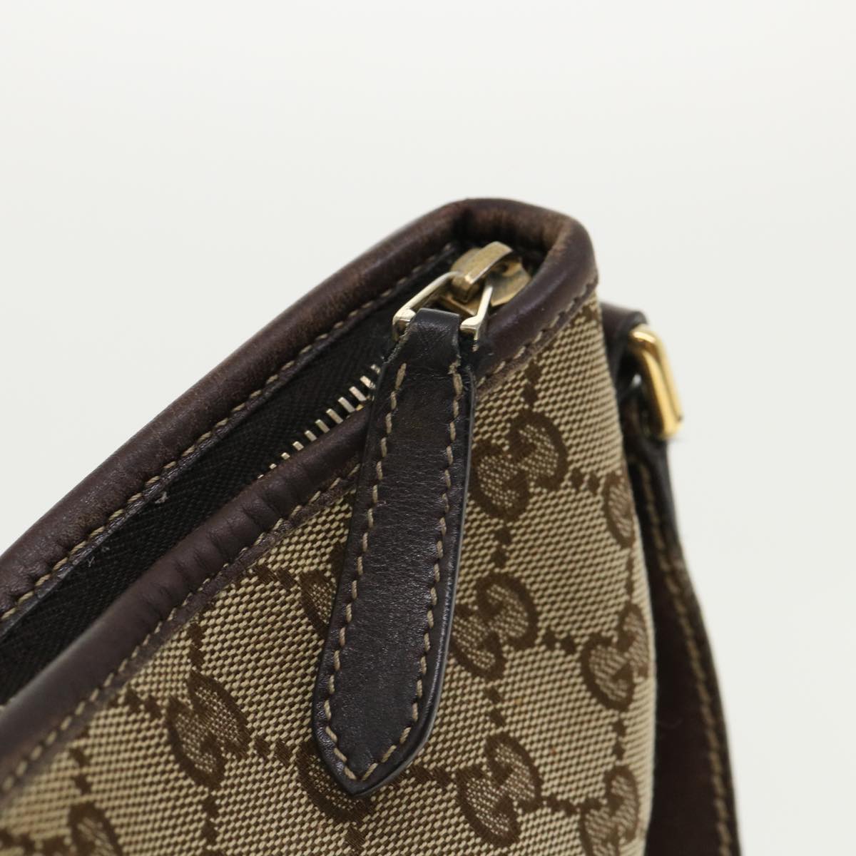 GUCCI GG Canvas Shoulder Bag Beige ki2368