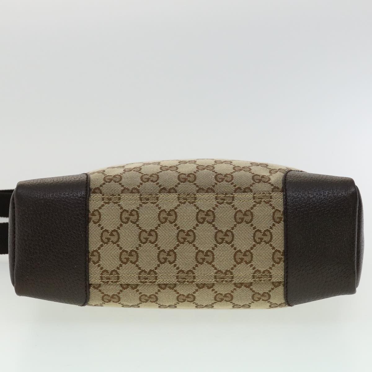 GUCCI GG Canvas Shoulder Bag Beige ki2371