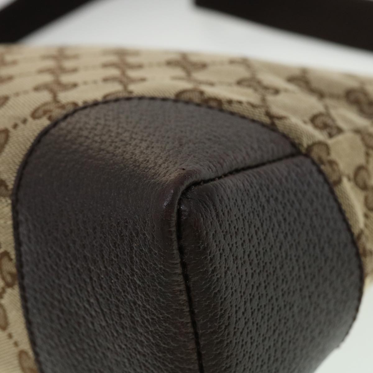 GUCCI GG Canvas Shoulder Bag Beige ki2371