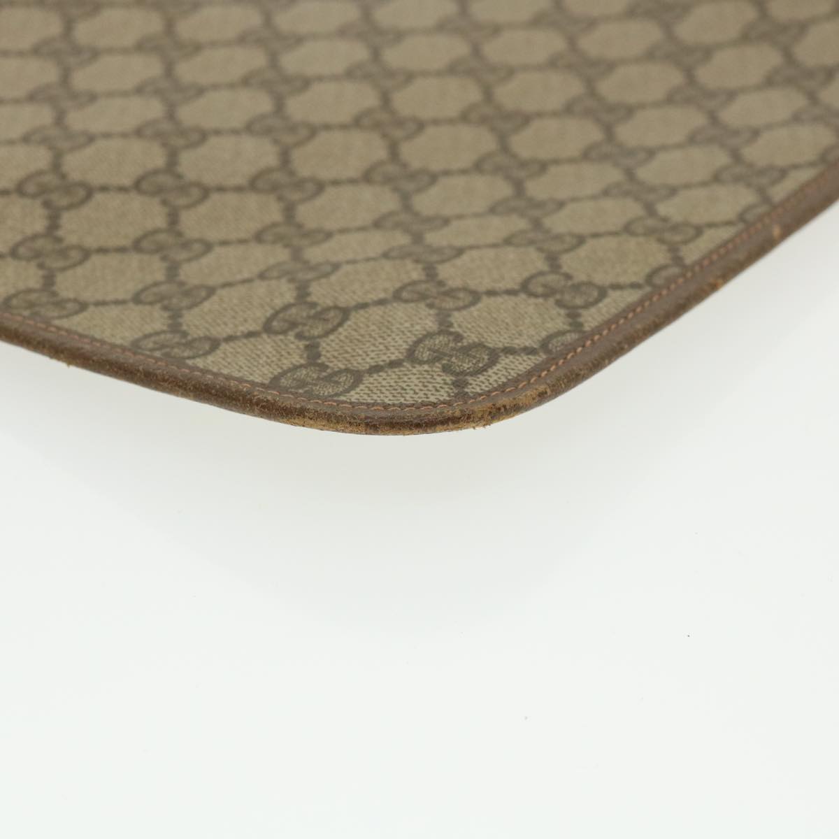 GUCCI GG Canvas Web Sherry Line Clutch Bag Beige Red Green ki2511