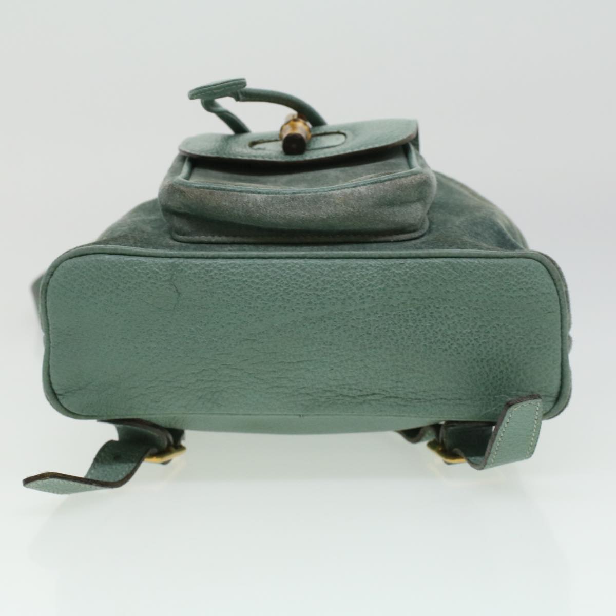 GUCCI Backpack Suede Light Blue ki2563