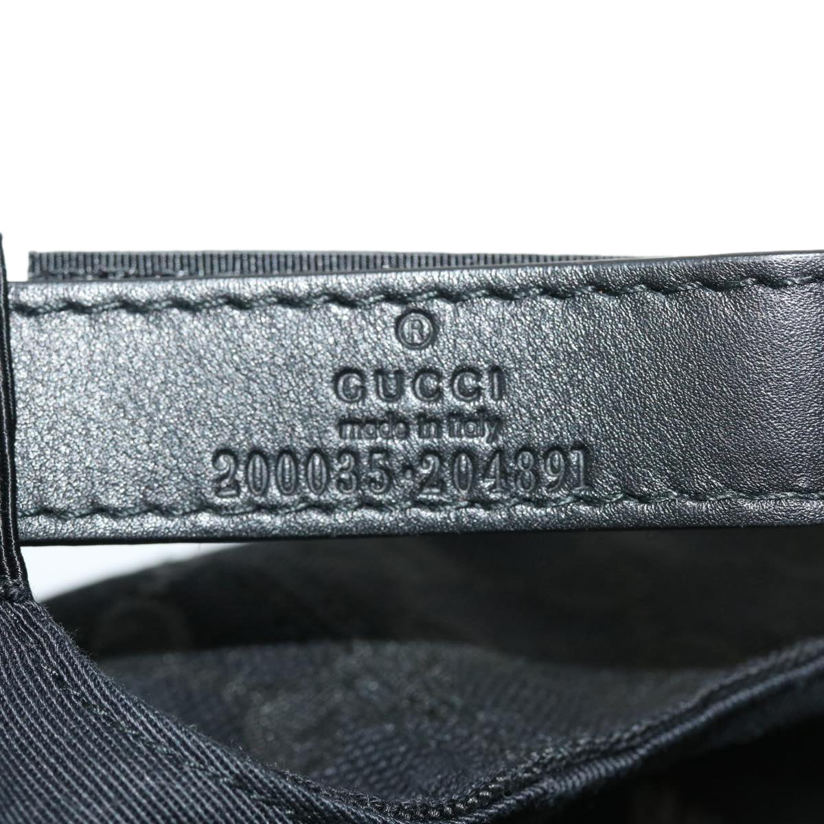 GUCCI GG Canvas Web Sherry Line Cap XL Black Red Green 200035 ki2685