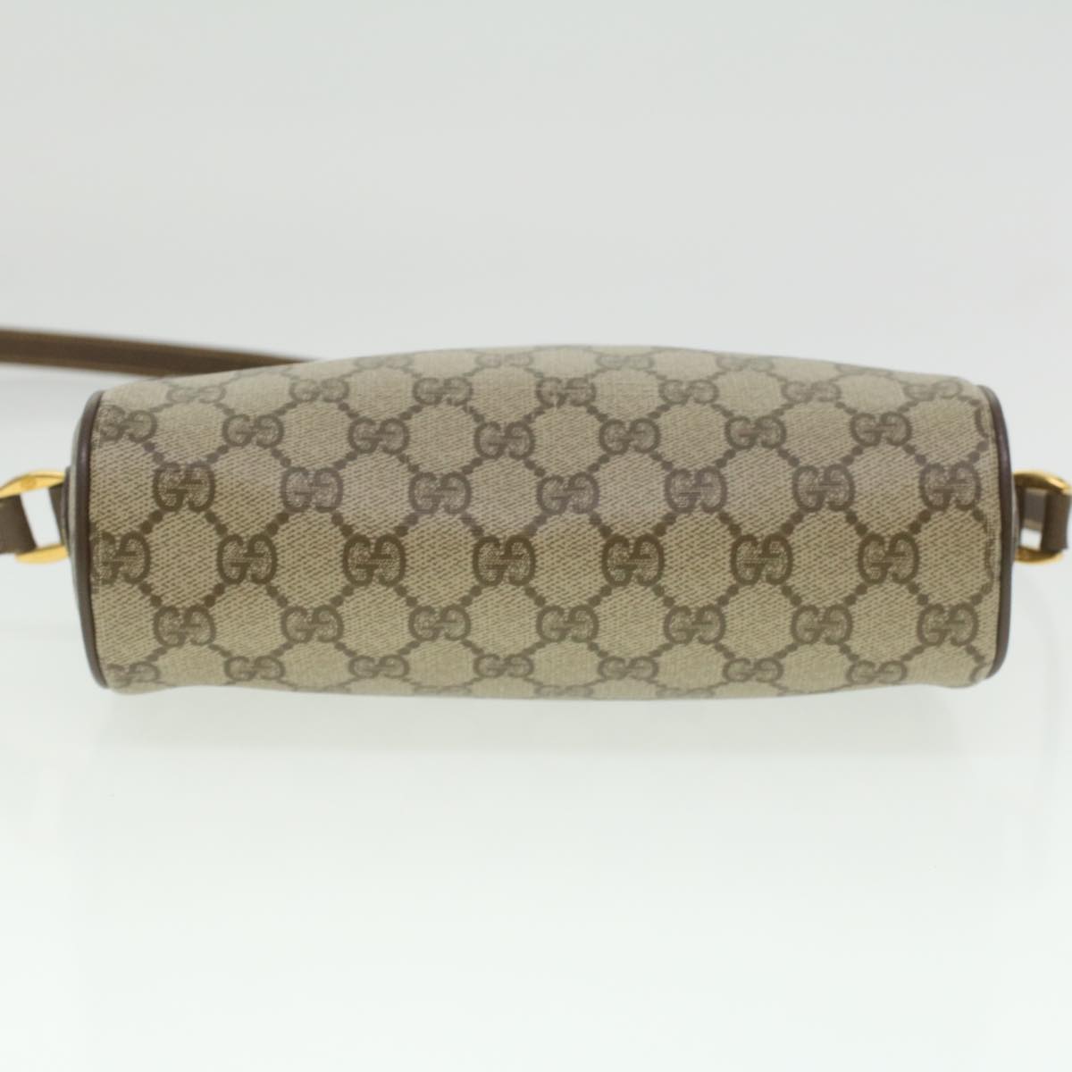GUCCI GG Canvas Web Sherry Line Shoulder Bag Beige Red 119.02.087 ki2741