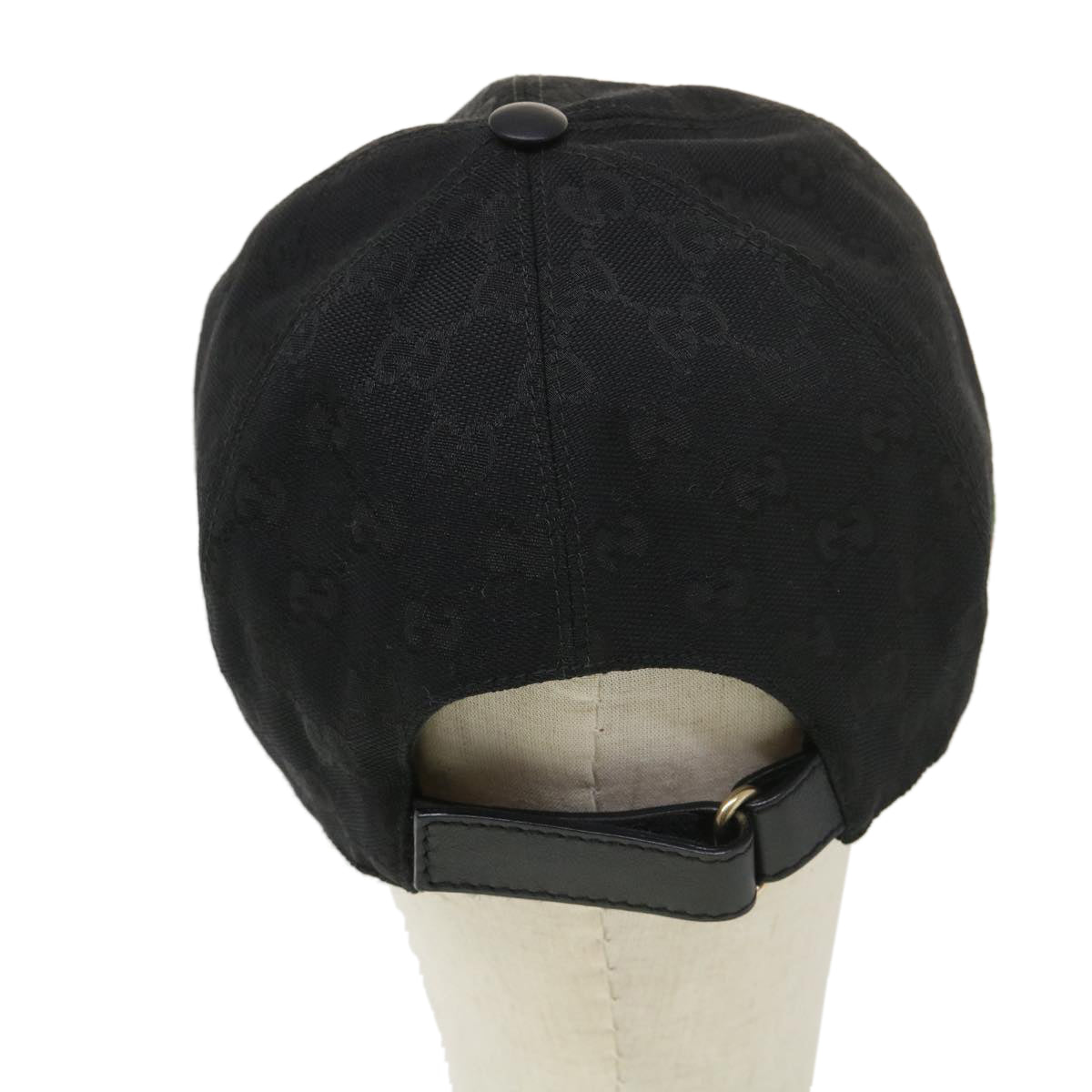 GUCCI GG Canvas Web Sherry Line Cap XL Black Red Green 200035 ki2798