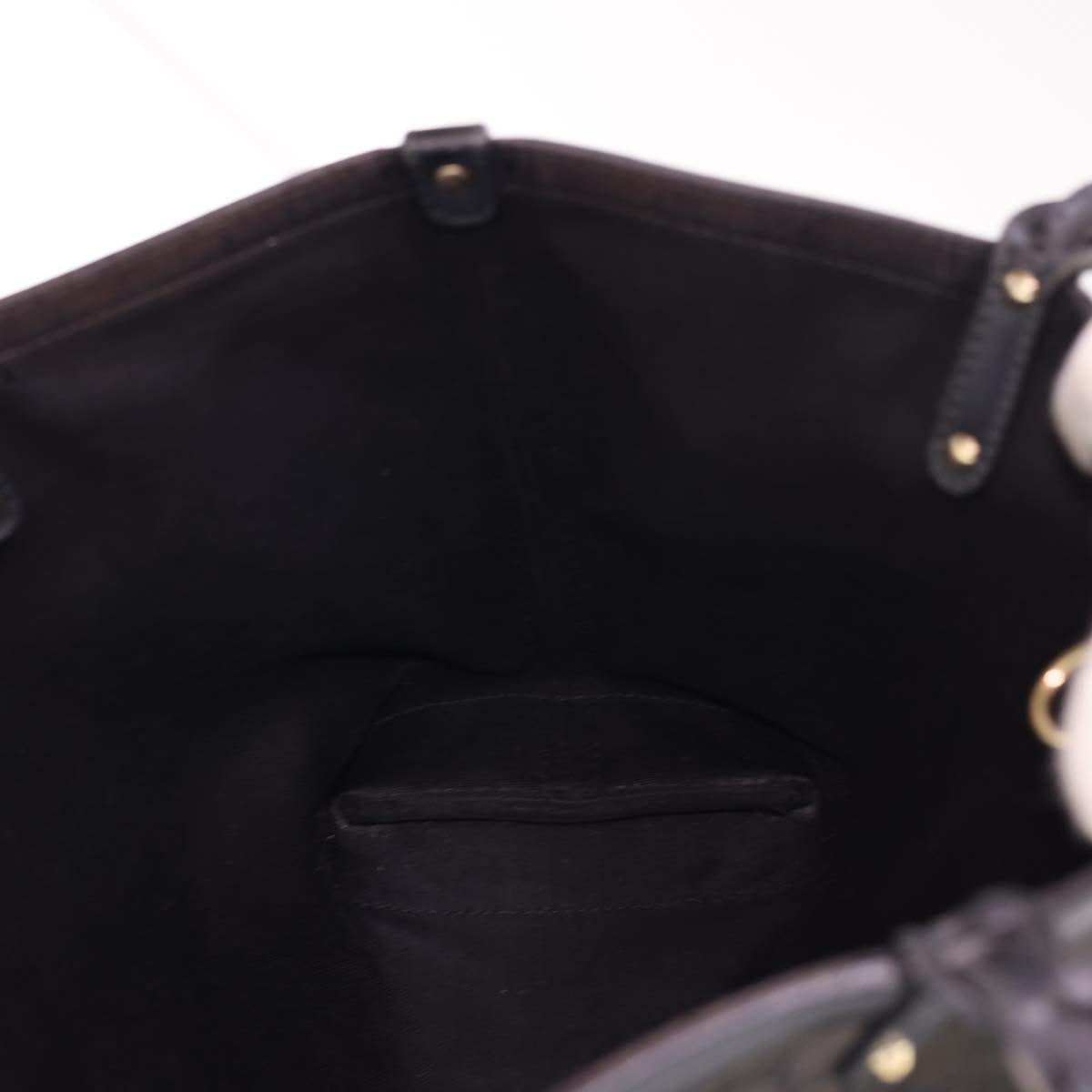 GUCCI GG Canvas Tote Bag Black 247209 ki2823