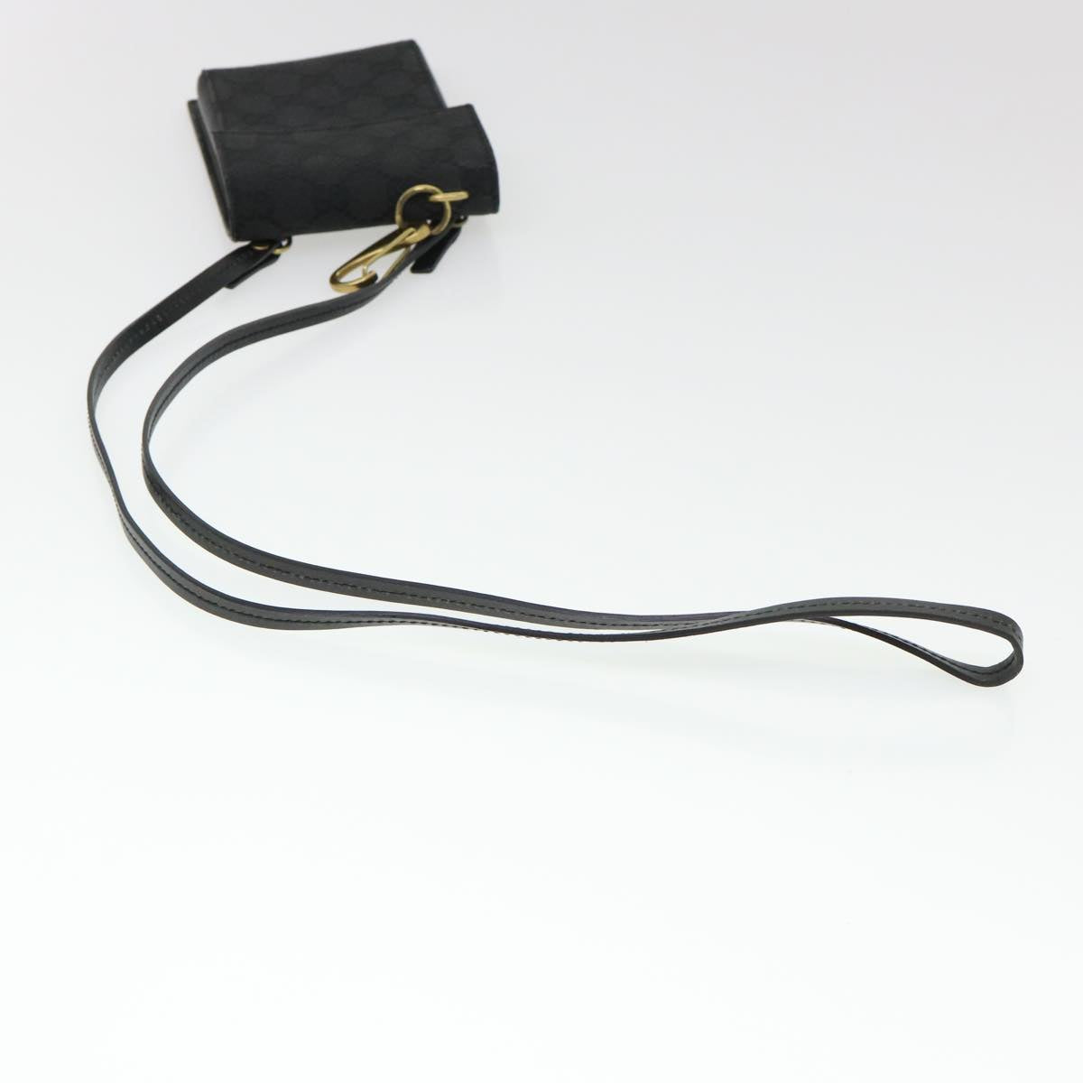 GUCCI GG Canvas Shoulder Bag Black 106692 ki2839