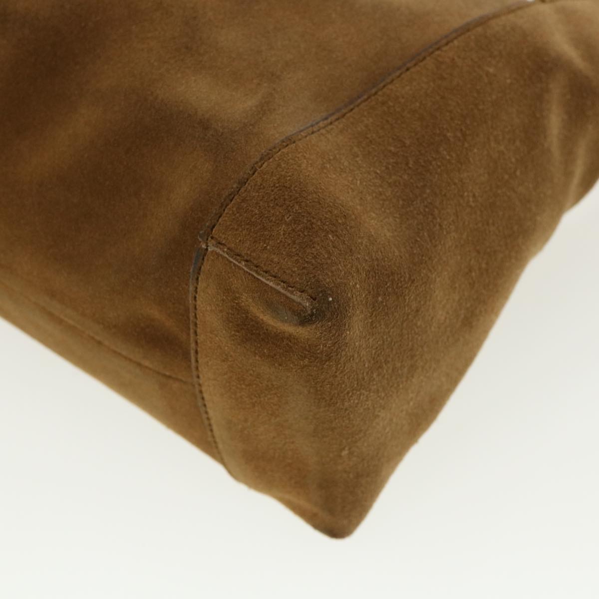 GUCCI Shoulder Bag Suede Brown 101333 ki2850