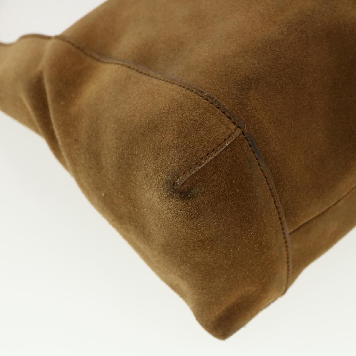 GUCCI Shoulder Bag Suede Brown 101333 ki2850