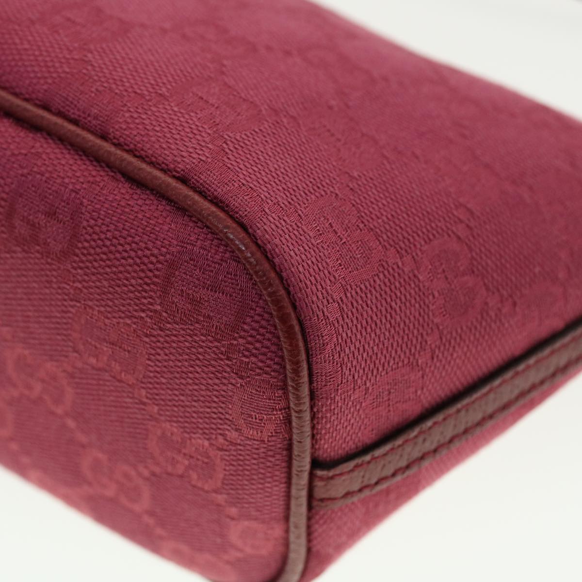 GUCCI GG Canvas Hand Pouch Pink 07198 ki2852