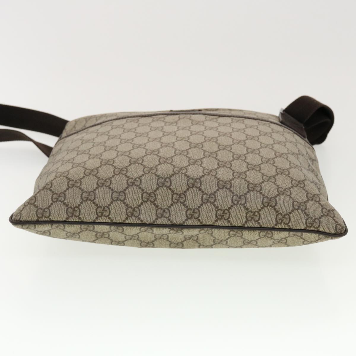 GUCCI GG Canvas Shoulder Bag PVC Leather Beige 141198 ki2884
