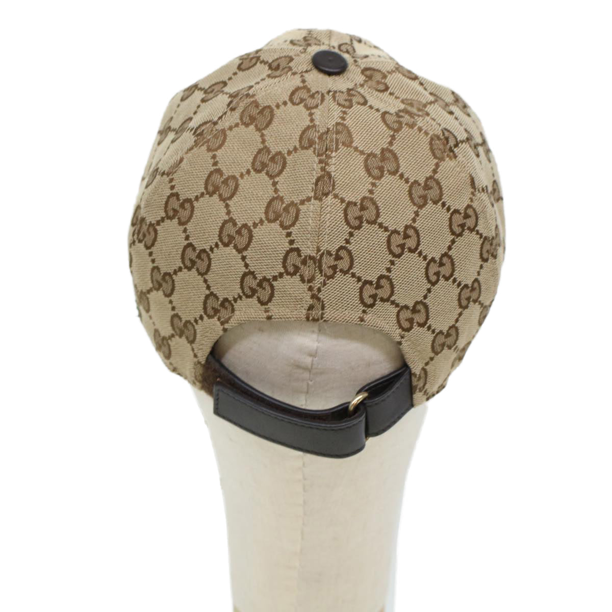 GUCCI GG Canvas Web Sherry Line Cap L Beige Red Green 200035 ki2941