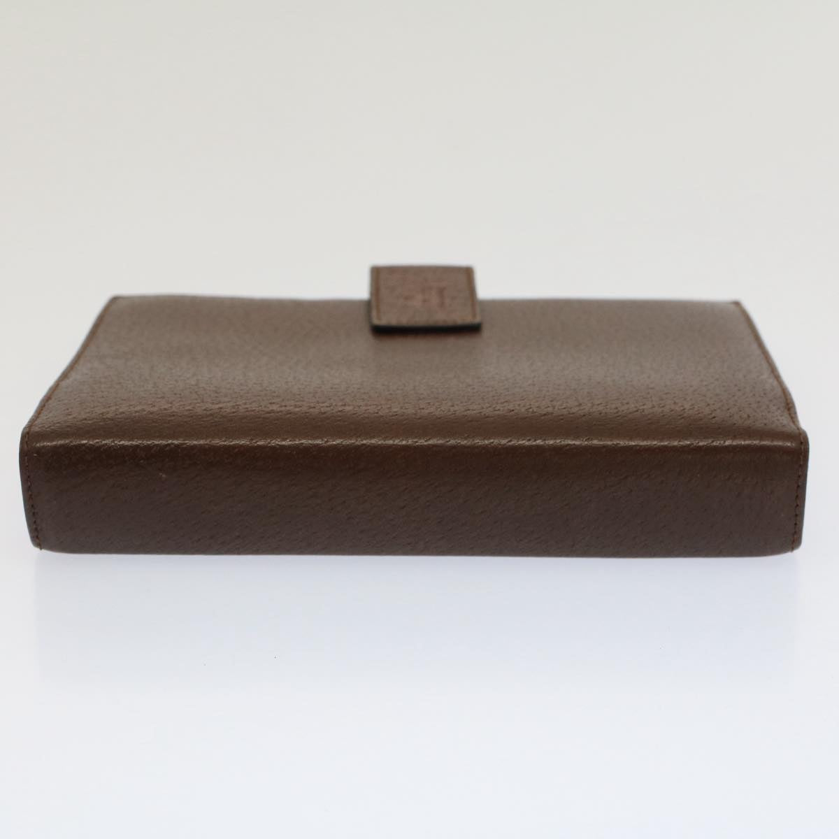 GUCCI Day Planner Cover Leather Brown ki3292