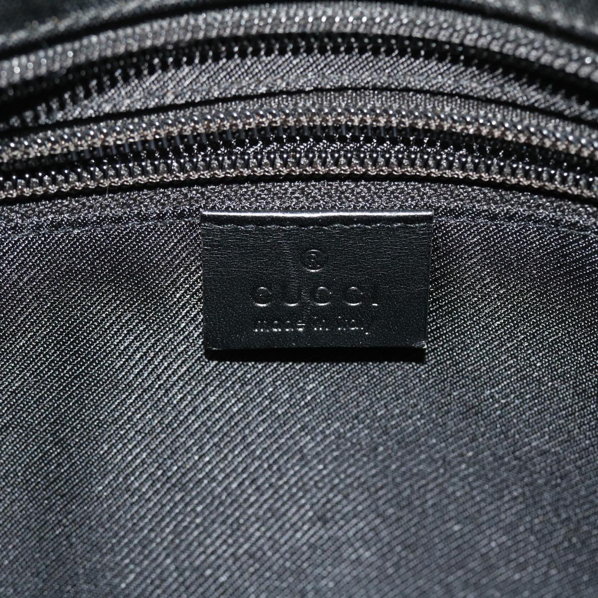 GUCCI Jackie Tote Bag Nylon Black 90427 ki3383