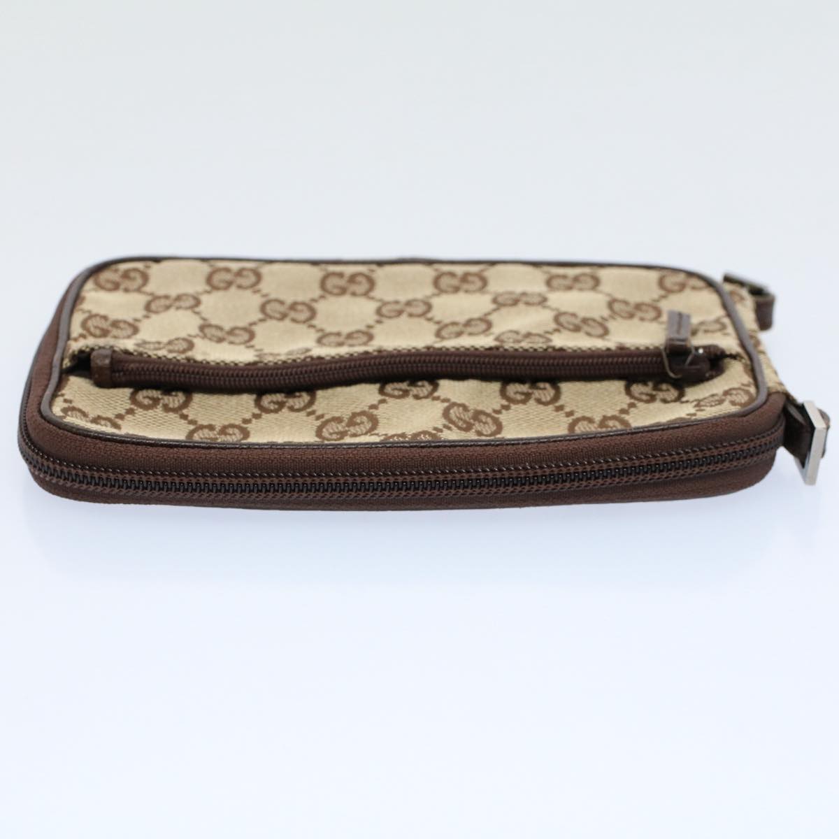 GUCCI GG Canvas Shoulder Pouch Beige 124616 ki3447