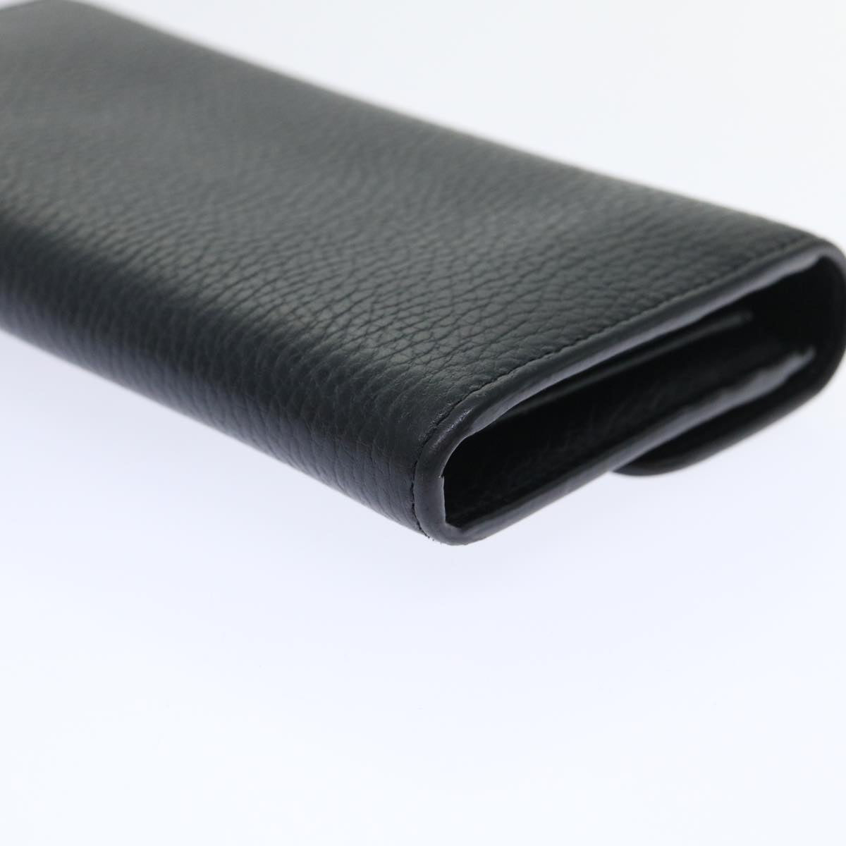 GUCCI Interlocking GG Long Wallet Leather Black ki3458