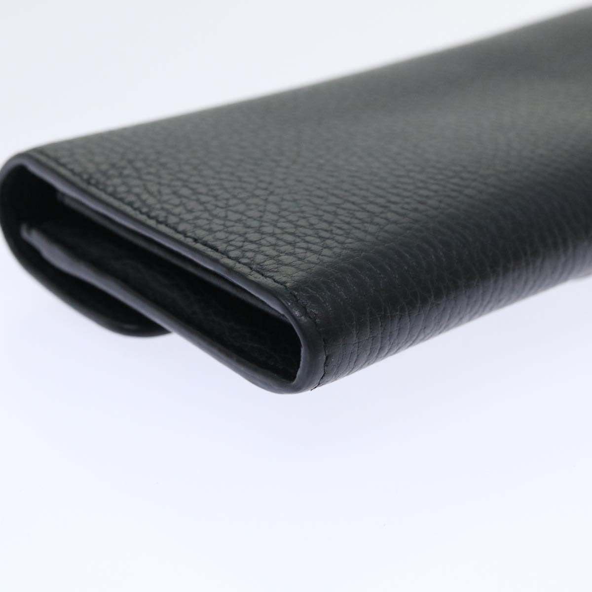 GUCCI Interlocking GG Long Wallet Leather Black ki3458