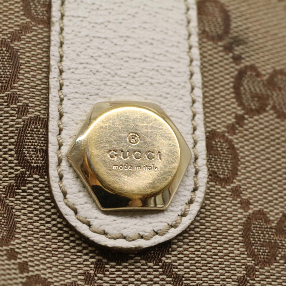 GUCCI GG Canvas Tote Bag Beige 153009 ki3544