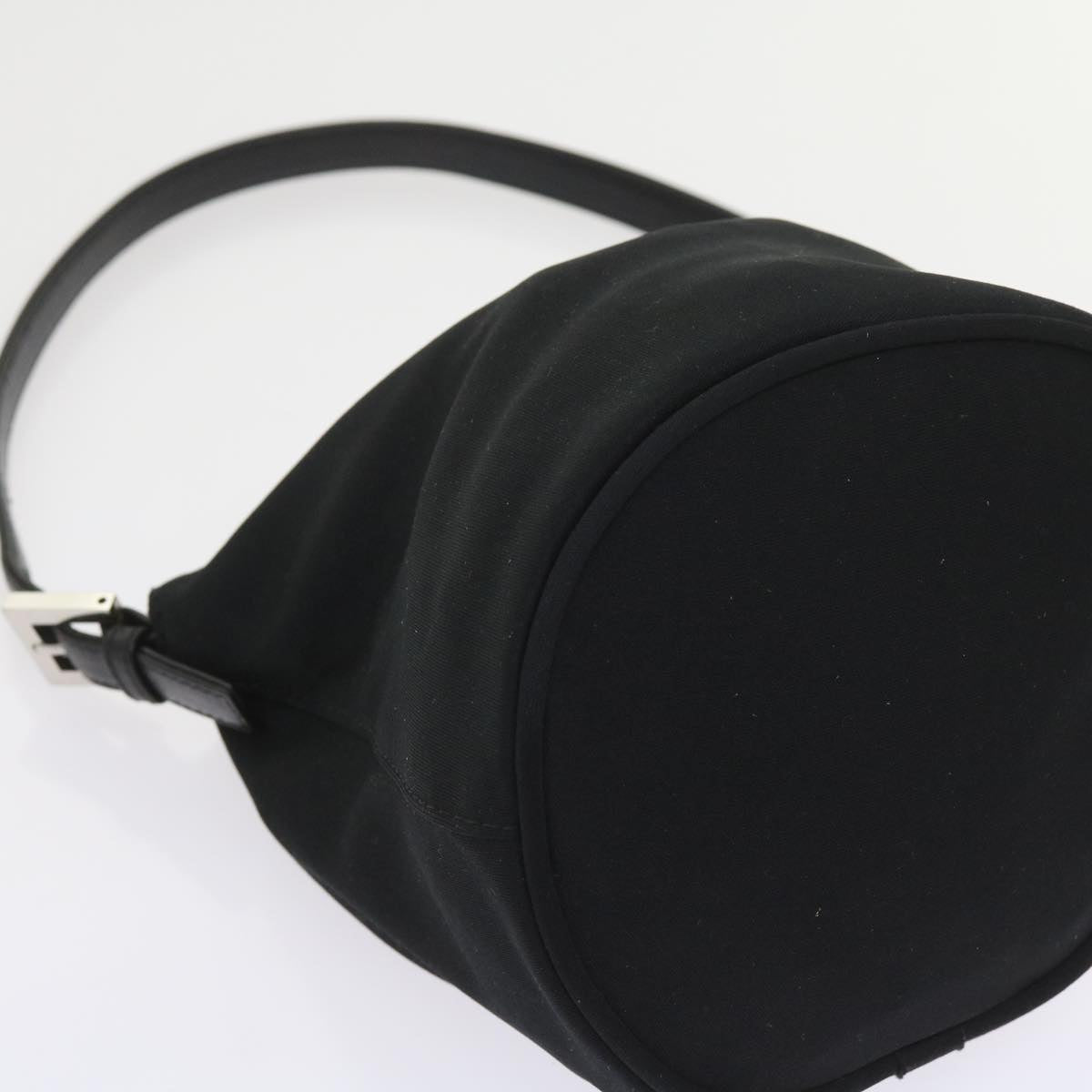 FENDI Mamma Baguette Shoulder Bag Nylon Black 2321 26765 009 ki3585