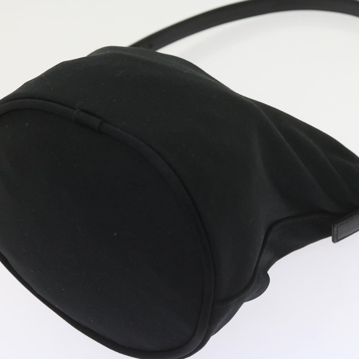 FENDI Mamma Baguette Shoulder Bag Nylon Black 2321 26765 009 ki3585