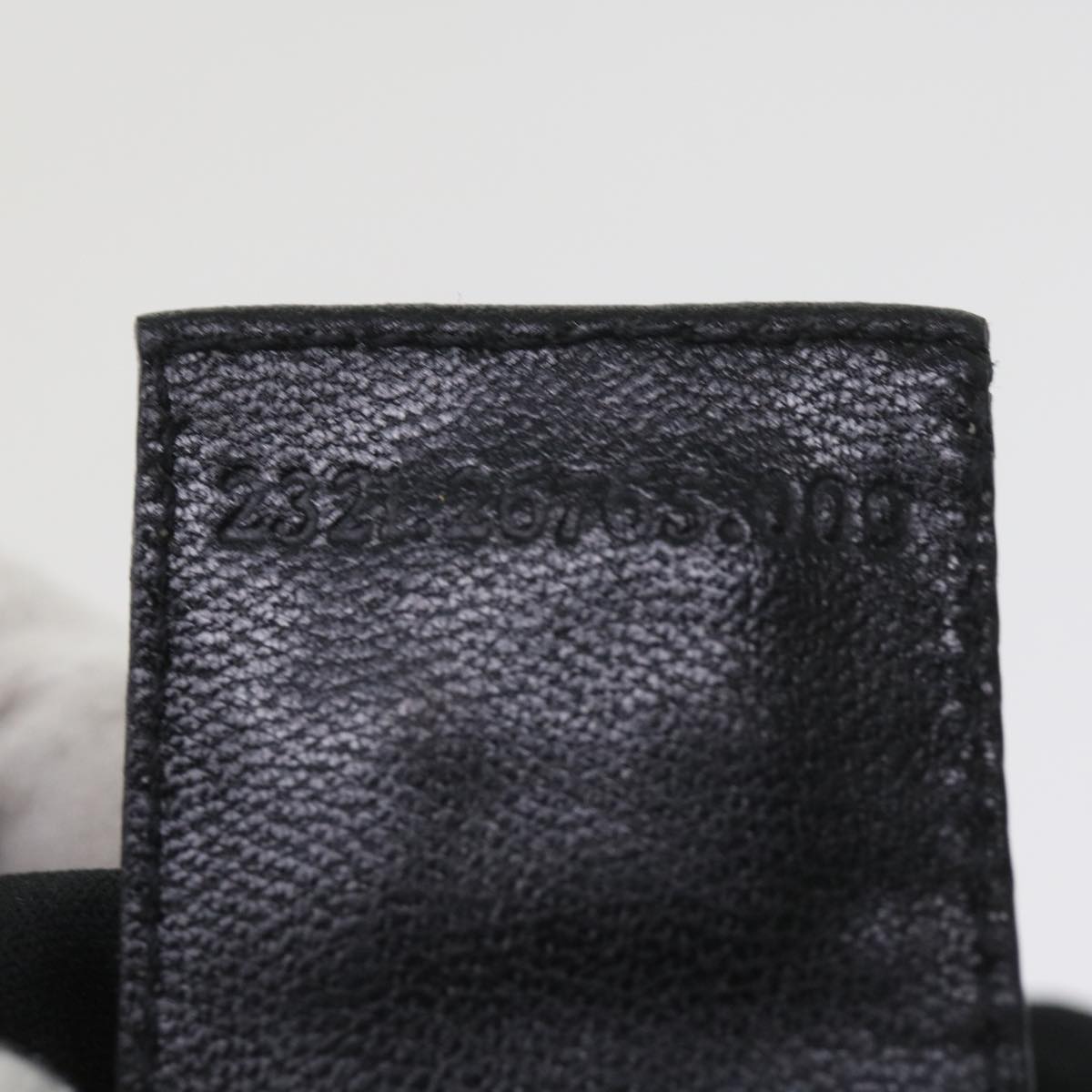 FENDI Mamma Baguette Shoulder Bag Nylon Black 2321 26765 009 ki3585
