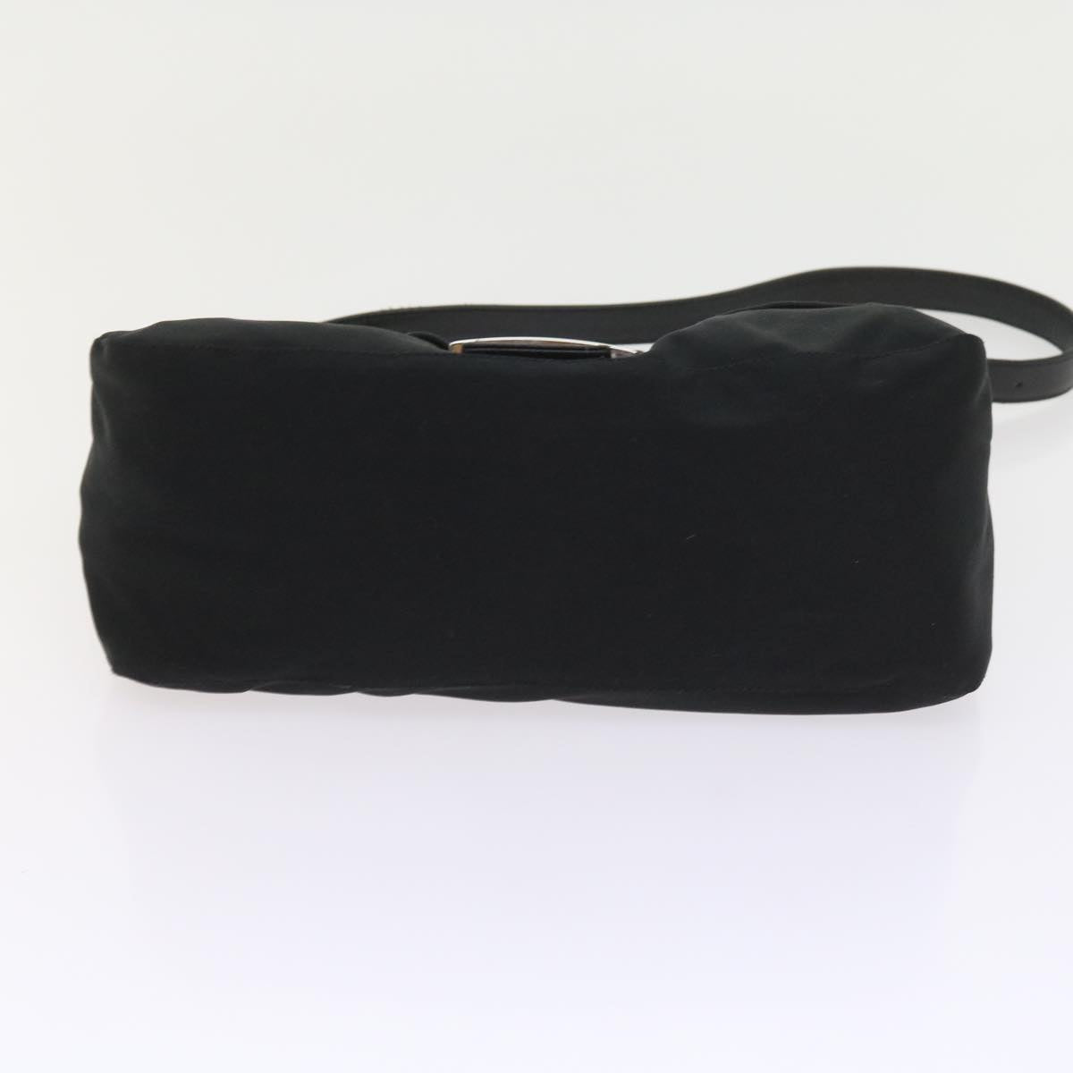 FENDI Mamma Baguette Shoulder Bag Nylon Black ki3586