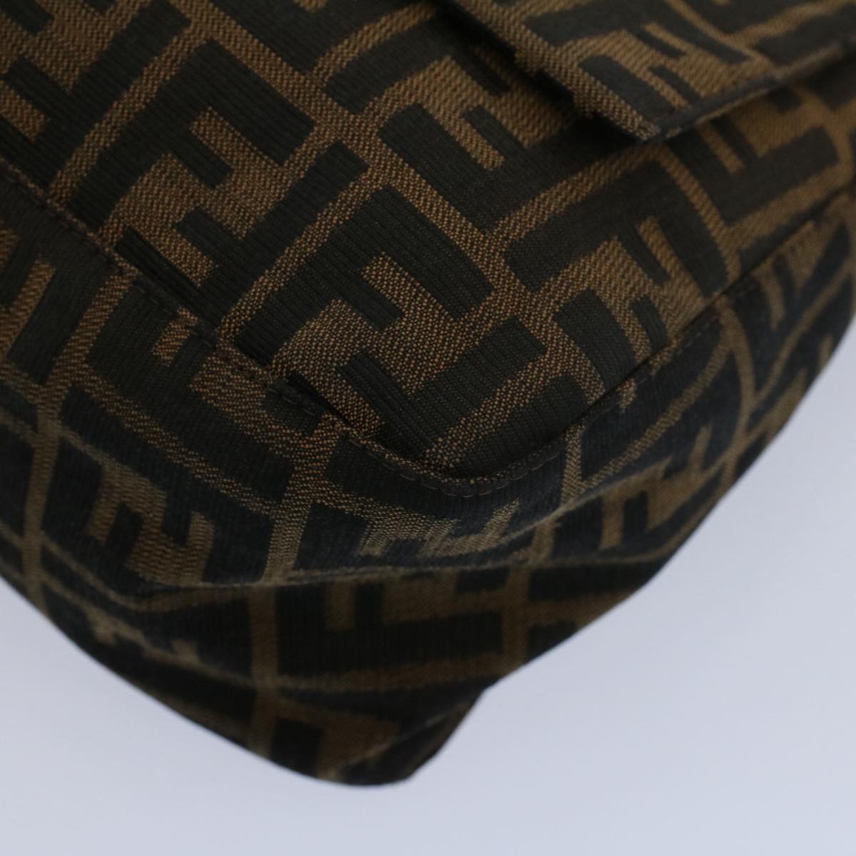 FENDI Zucca Canvas Mamma Baguette Shoulder Bag Brown 211126325 009 ki3771