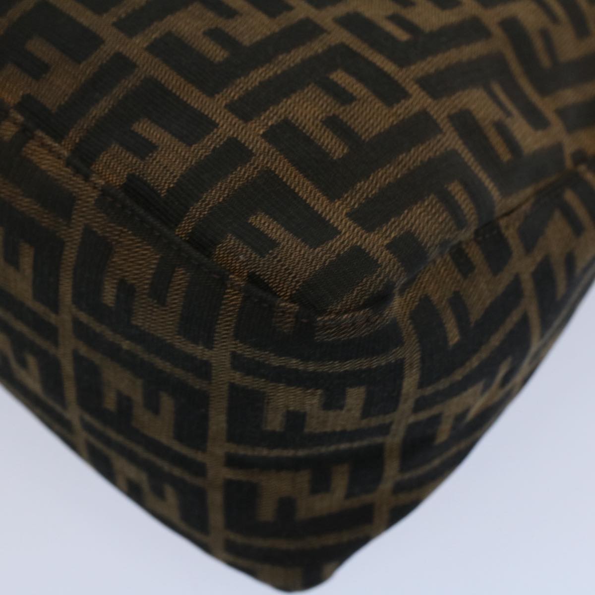 FENDI Zucca Canvas Mamma Baguette Shoulder Bag Brown 211126325 009 ki3771