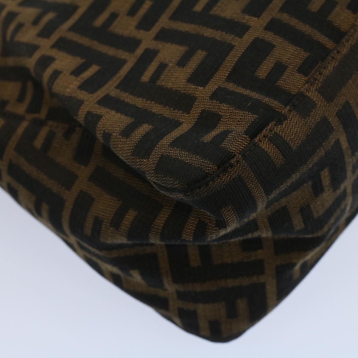 FENDI Zucca Canvas Mamma Baguette Shoulder Bag Brown 211126325 009 ki3771