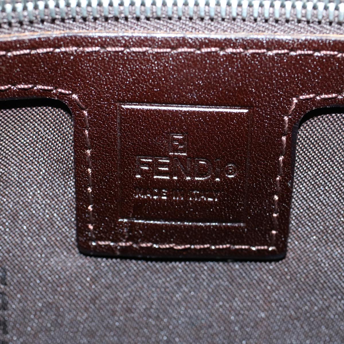 FENDI Zucca Canvas Mamma Baguette Shoulder Bag Brown 211126325 009 ki3771
