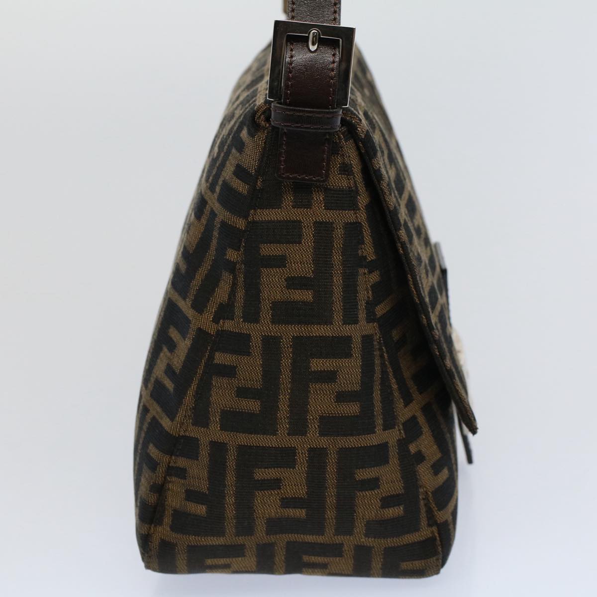 FENDI Zucca Canvas Mamma Baguette Shoulder Bag Brown 211126325 009 ki3771