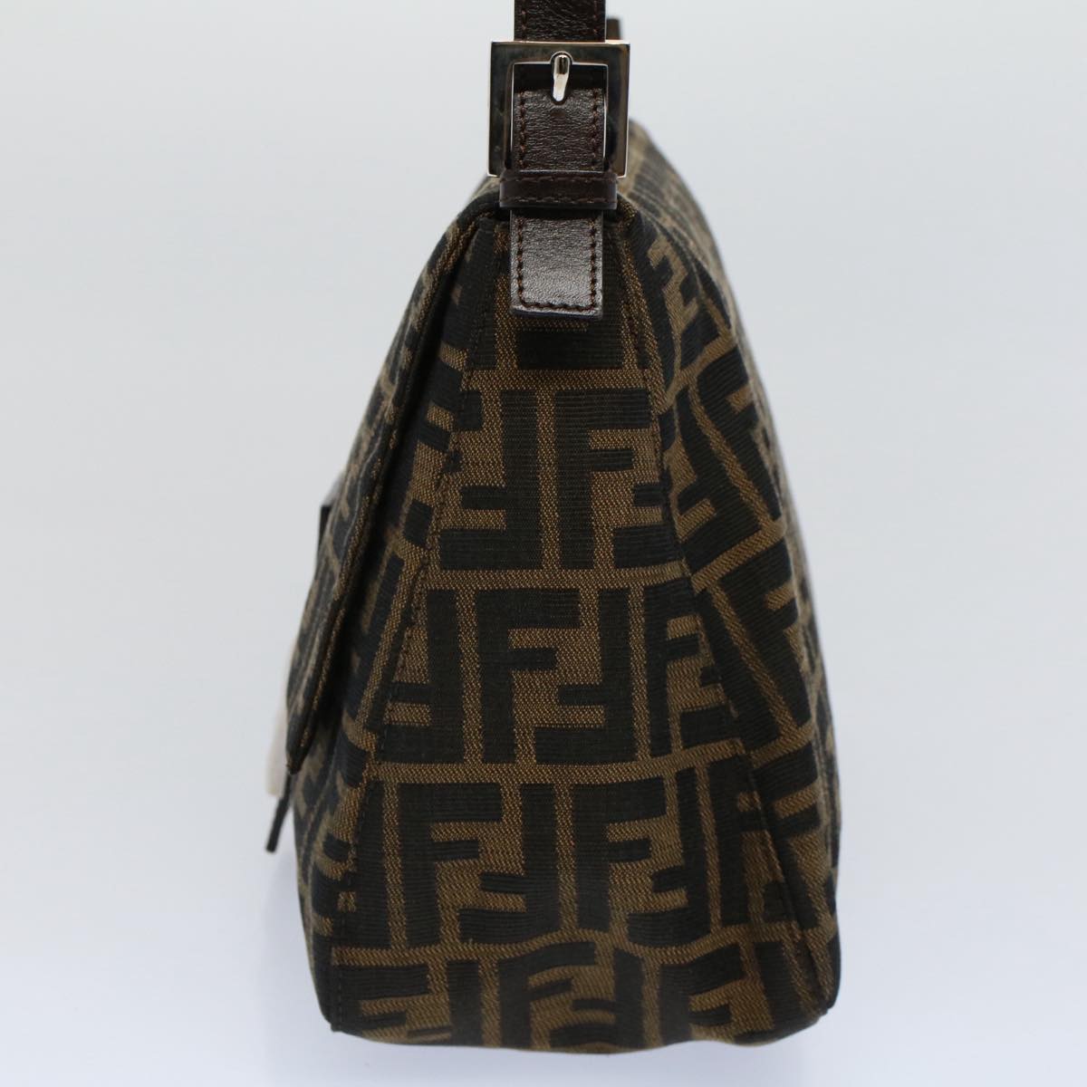 FENDI Zucca Canvas Mamma Baguette Shoulder Bag Brown 211126325 009 ki3771
