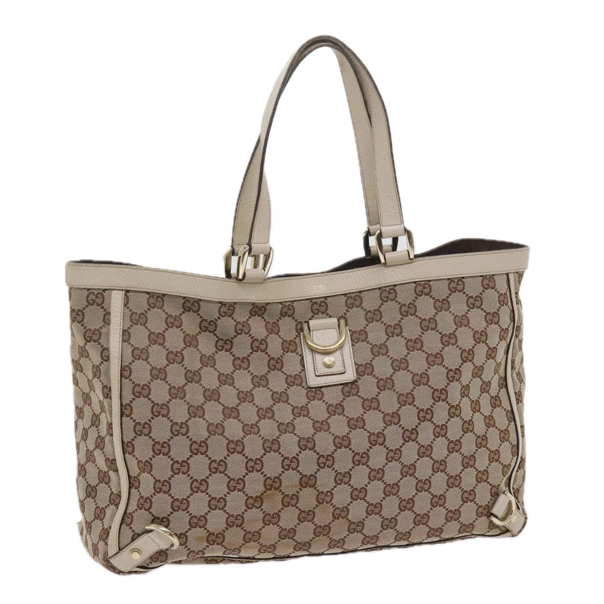 GUCCI GG Canvas Abbey Tote Bag Beige 141472 ki3898