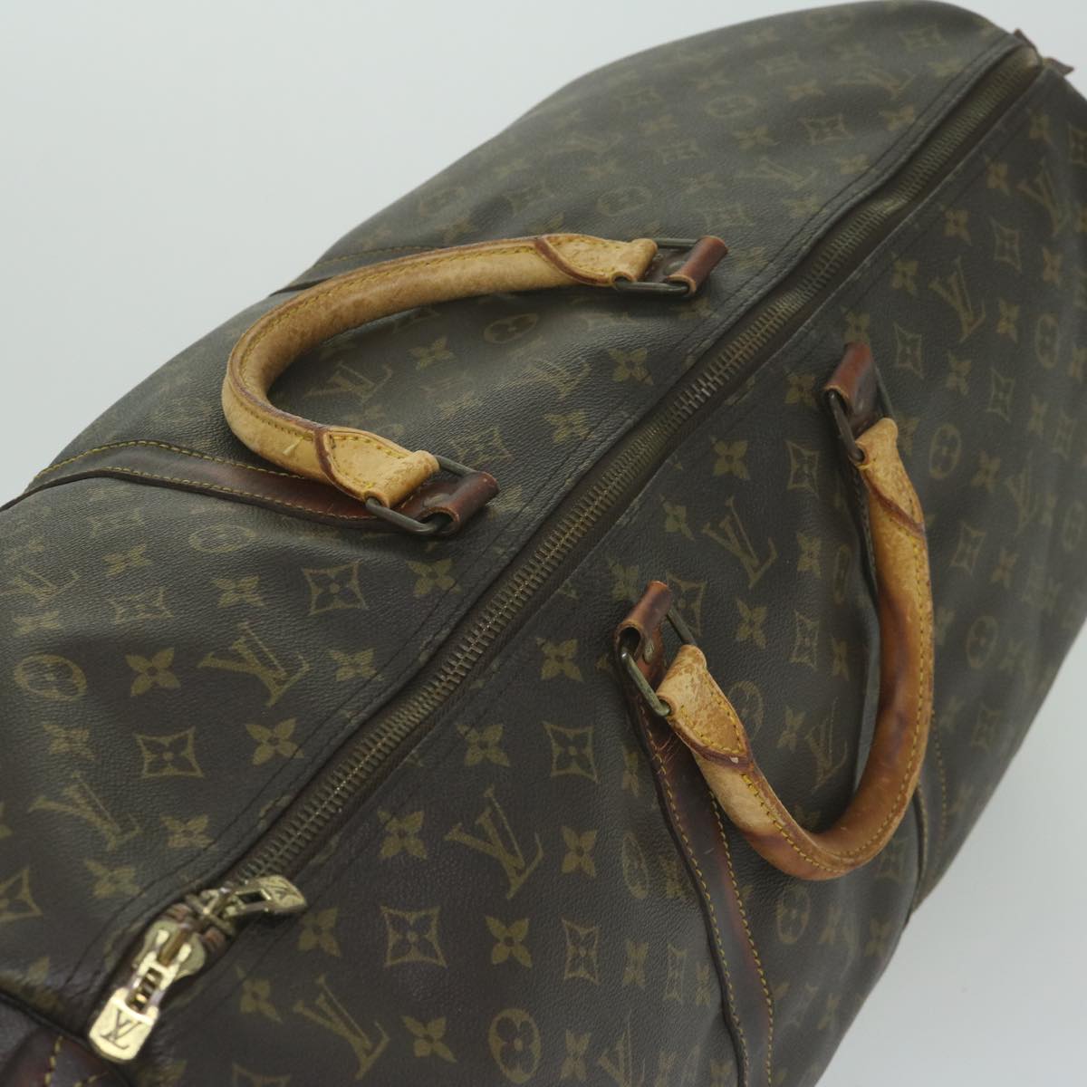 LOUIS VUITTON Monogram Keepall 60 Boston Bag M41422 LV ki3913