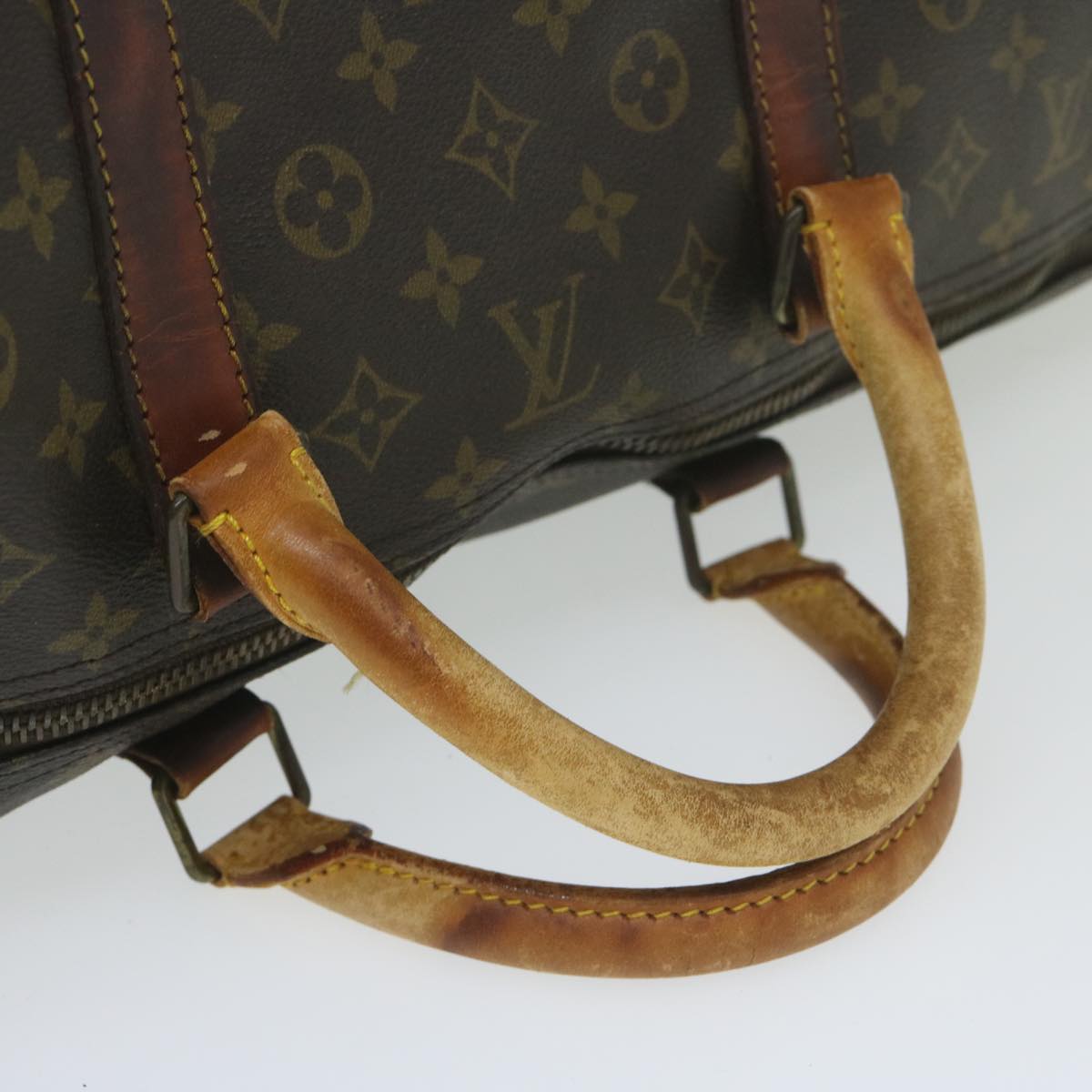 LOUIS VUITTON Monogram Keepall 60 Boston Bag M41422 LV ki3913