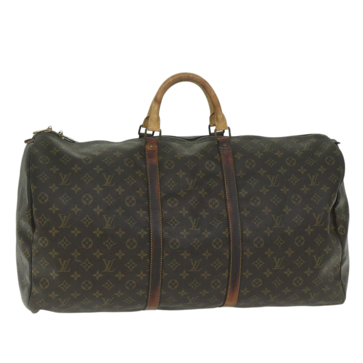LOUIS VUITTON Monogram Keepall 60 Boston Bag M41422 LV ki3913