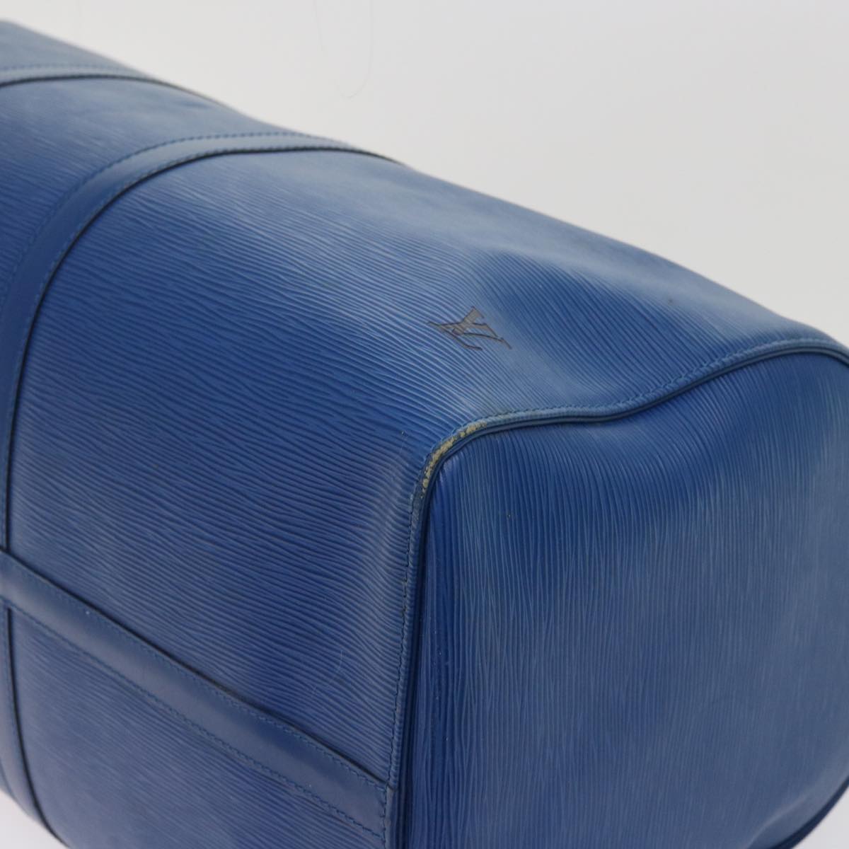 LOUIS VUITTON Epi Keepall 55 Boston Bag Blue M42955 LV ki3991
