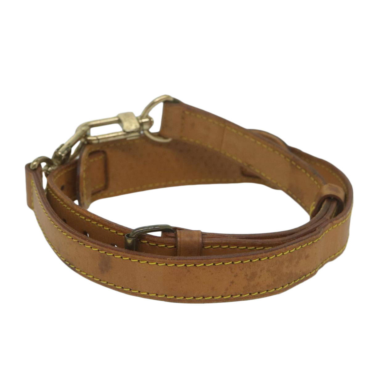 LOUIS VUITTON Adjustable Keepall Shoulder Strap 31.1""-37.8"" Beige ki4014