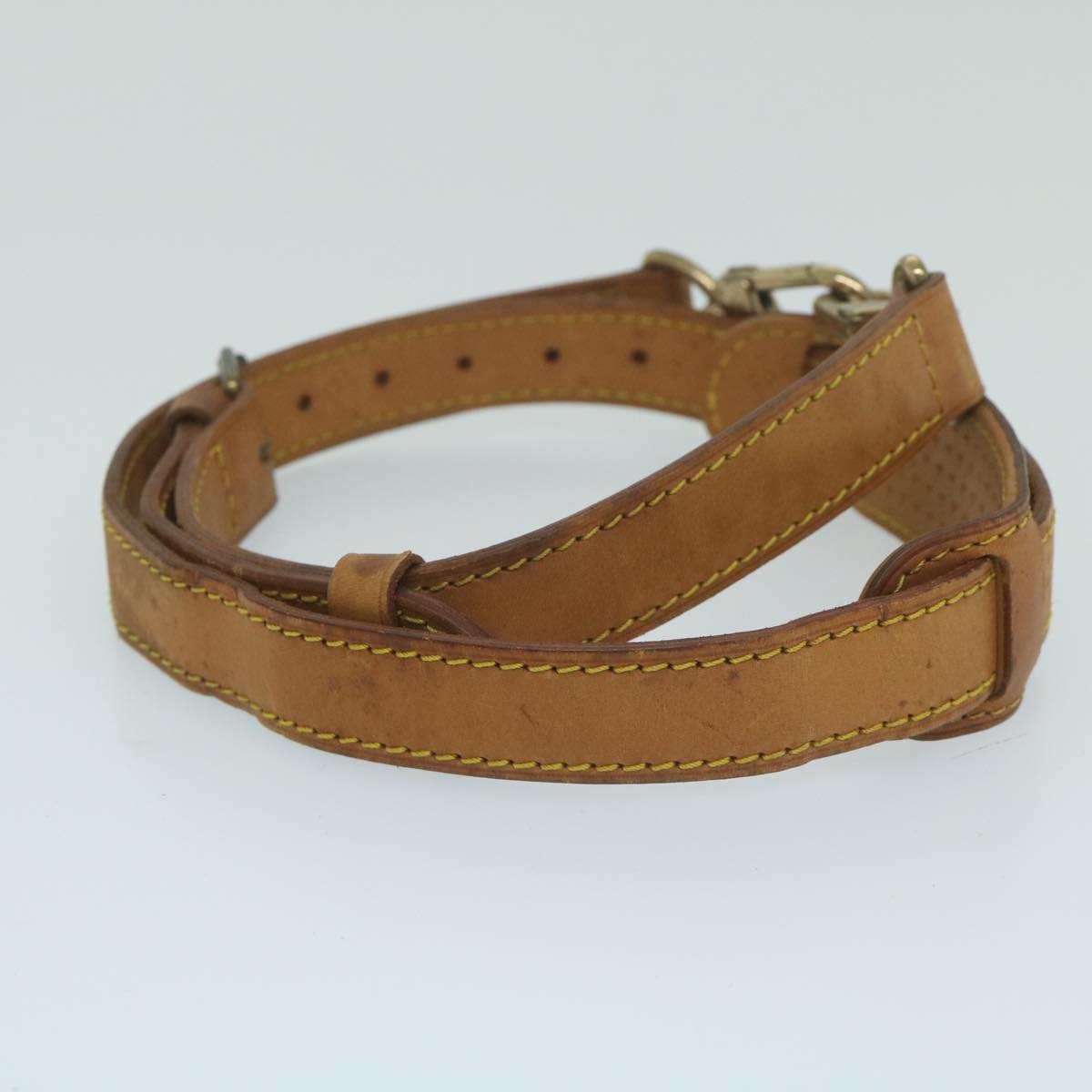LOUIS VUITTON Adjustable Keepall Shoulder Strap 31.1""-37.8"" Beige ki4014