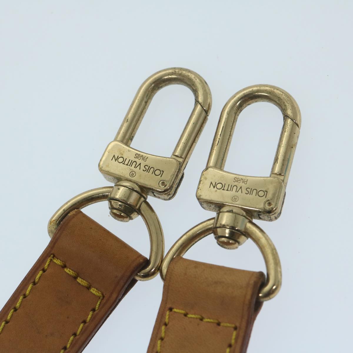 LOUIS VUITTON Adjustable Keepall Shoulder Strap 31.1""-37.8"" Beige ki4014