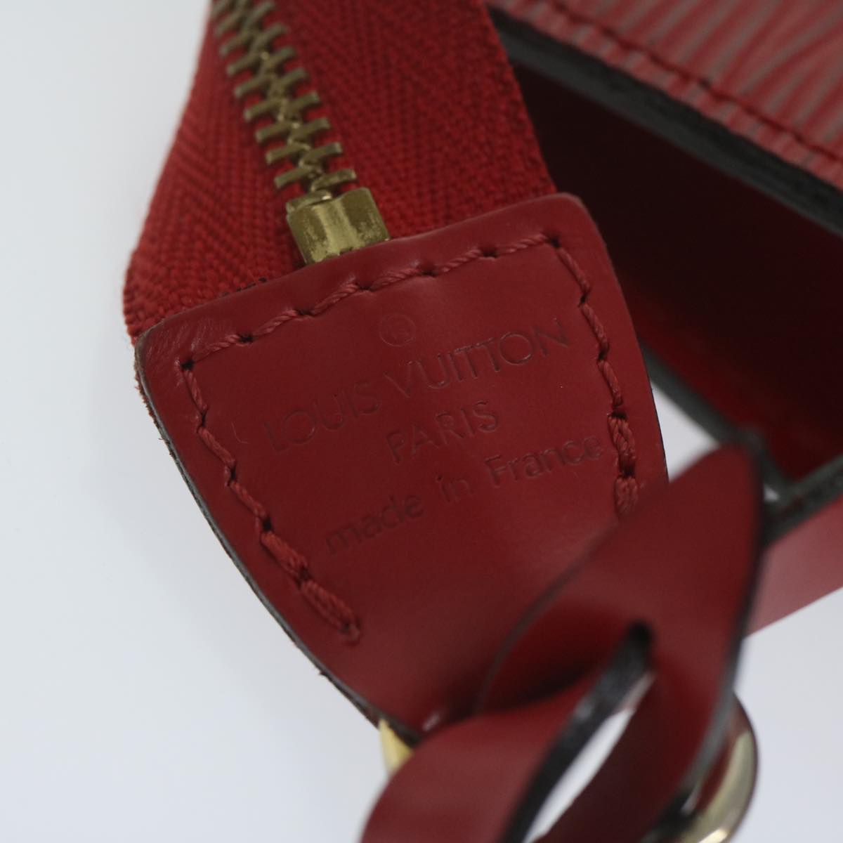 LOUIS VUITTON Epi Pochette Accessoires Accessory Pouch Red M52987 ki4031
