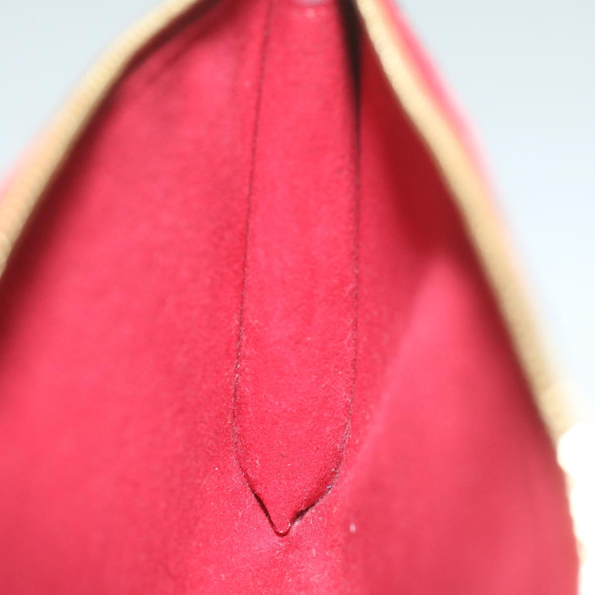 LOUIS VUITTON Epi Pochette Accessoires Accessory Pouch Red M52987 ki4031