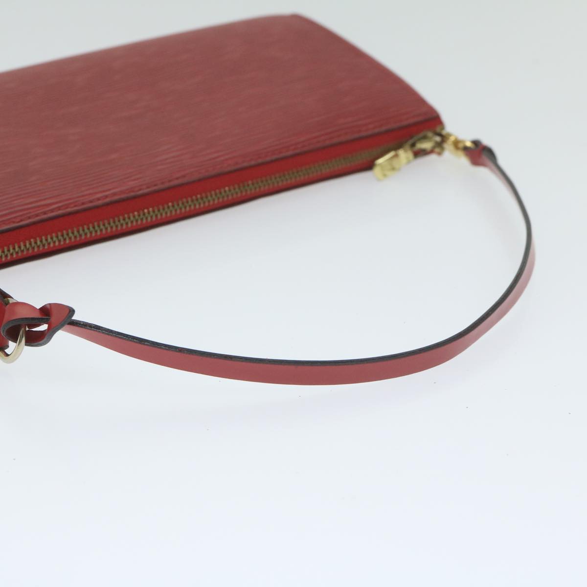 LOUIS VUITTON Epi Pochette Accessoires Accessory Pouch Red M52987 ki4031