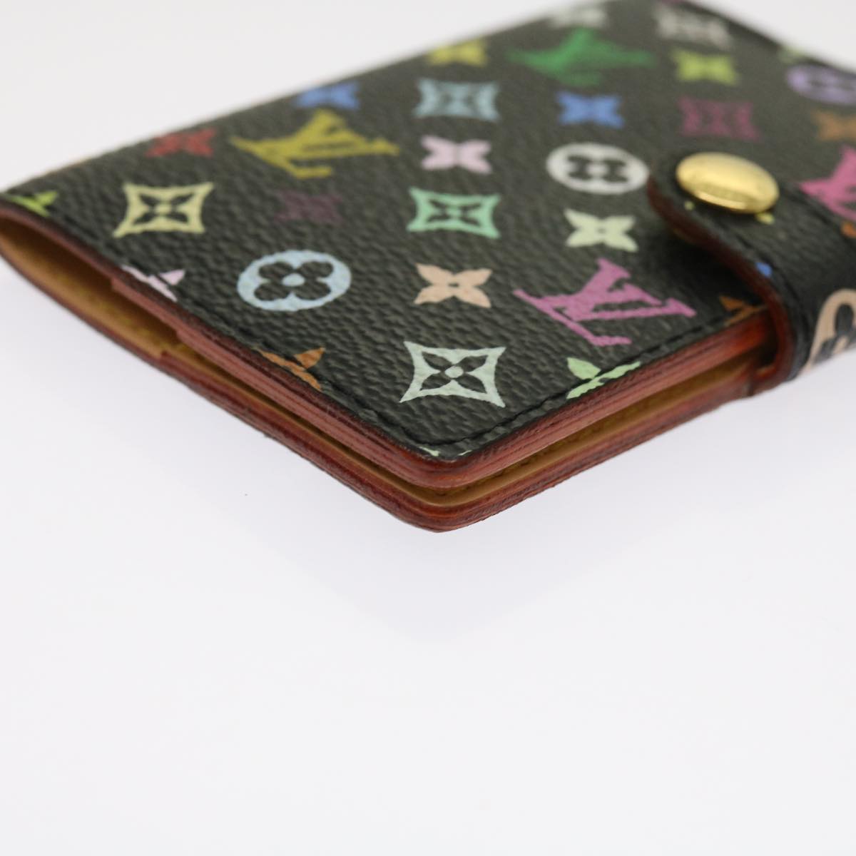 LOUIS VUITTON Multicolor Carne de Val Agenda Note Cover Black M92652 ki4040