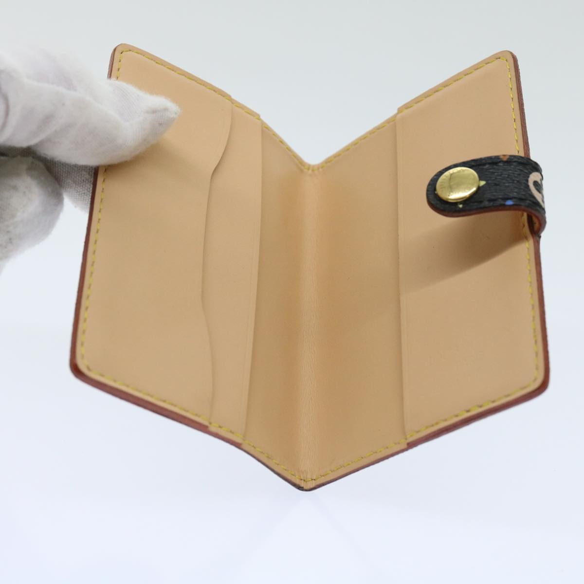 LOUIS VUITTON Multicolor Carne de Val Agenda Note Cover Black M92652 ki4040